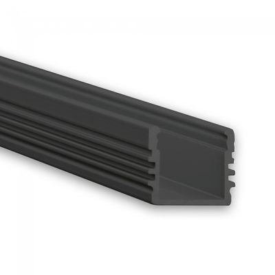 LED strip profiel zwart RAL 9005 PL2 200cm 16x13mm 8106024 nieuw donkere afdekking prijs p/m