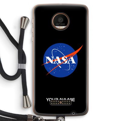 NASA: Motorola Moto Z Force Transparant Hoesje met koord
