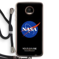 NASA: Motorola Moto Z Force Transparant Hoesje met koord