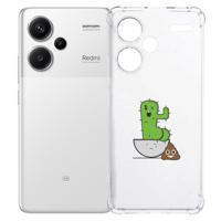 Xiaomi Redmi 13 Pro Plus Hoesje - Cactus Poo TPU Antishock