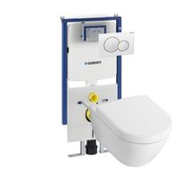 Villeroy & Boch Subway 2.0 Compact toiletset met Geberit UP720 en Sigma01 bedieningspaneel - thumbnail
