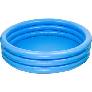 Intex opblaaszwembad - 168 x 38 cm - blauw