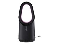 SILVERCREST Bladloze tafelventilator met LED (Zwart)