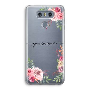 Rozen: LG G6 Transparant Hoesje