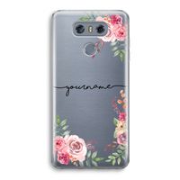 Rozen: LG G6 Transparant Hoesje