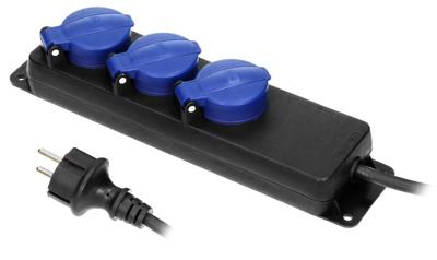 Orno SWD TCD zwart IP44 H05 3x1,5qmm 5m 3V met klep - 6871971