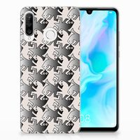 Huawei P30 Lite TPU Hoesje Salamander Grey