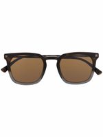 Mykita lunettes de soleil Borga à monture rectangulaire - Marron - thumbnail