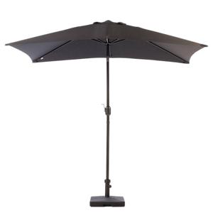 MaxxGarden Parasol - Tuin en Balkon Zonnescherm - Opdraaisysteem - 150 x 250 cm (zwart)