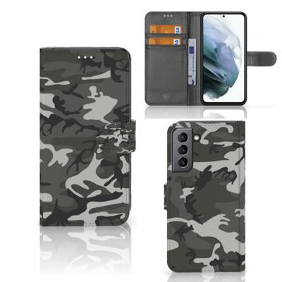 Samsung Galaxy S21 FE | Telefoon Hoesje | Army Light | Portemonnee hoesje