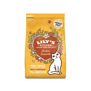 Lily's Kitchen Chicken Casserole Dry Food droogvoer voor kat 800 g Volwassen Kip, Aardappel