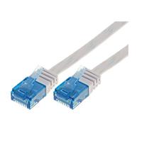 UTP CAT5e plat wit 1m