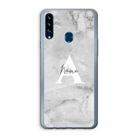Ivory Marble: Samsung Galaxy A20s Transparant Hoesje