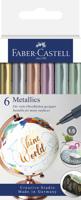 Faber Castell Marker Metallic - Kleur assorti - lijnbreedte 1,5mm