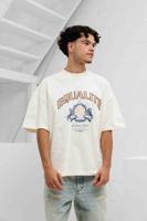 Equalité Dani Boxy T-Shirt Heren Gebroken Wit - Maat M - Kleur: Gebroken Wit | Soccerfanshop