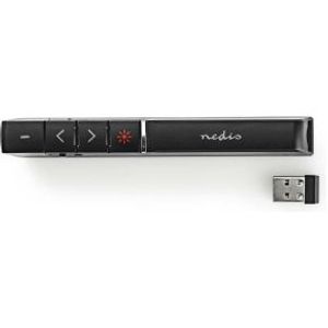 Laser Presenter | Draadloos | USB mini dongle | Zwart