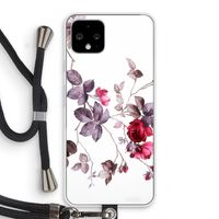 Mooie bloemen: Pixel 4 Transparant Hoesje met koord Mooie bloemen: Pixel 4 Transparant Hoesje met koord