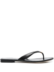 Tory Burch tongs Classic en cuir - Noir