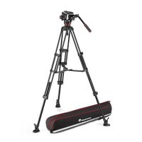 Manfrotto MVK504XTWINMA 504X Video Head + aluminium Twin Leg MS statiefkit Manfrotto MVK504XTWINMA 504X Video Head + aluminium Twin Leg MS statiefkit