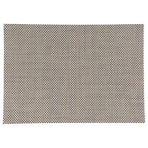 Rechthoekige placemat uni beige texaline 50 x 35 cm