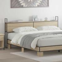 Bergend Hoofdeinde met Oplaadstation Sonoma eiken 180 cm