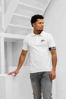 Malelions Captain Polo Heren Wit - Maat L - Kleur: Wit | Soccerfanshop