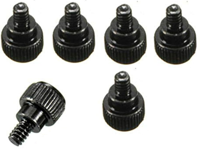 Duimschroeven voor PC behuizing zwart