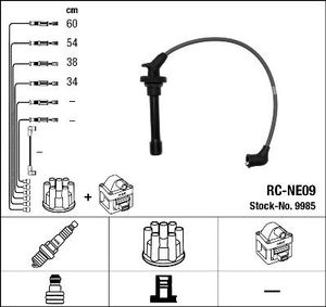 Bougiekabelset RCNE09