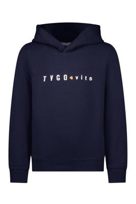 Tygo & Vito winter hoodie jongens - navy blauw