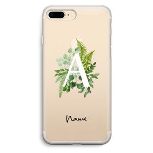 Green Brush: iPhone 7 Plus Transparant Hoesje
