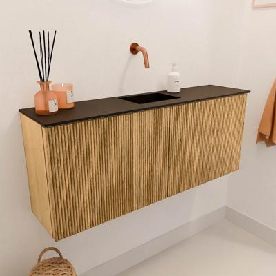 Toiletmeubel Mondiaz Joya | 100 cm | Meubelkleur Oak | Faye wastafel Urban Midden | Zonder kraangat(en) Toiletmeubel Mondiaz Joya | 100 cm | Meubelkleur Oak | Faye wastafel Urban Midden | Zonder kraangat(en)