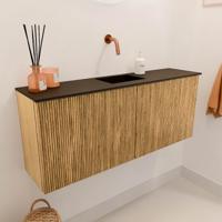 Toiletmeubel Mondiaz Joya | 100 cm | Meubelkleur Oak | Faye wastafel Urban Midden | Zonder kraangat(en) Toiletmeubel Mondiaz Joya | 100 cm | Meubelkleur Oak | Faye wastafel Urban Midden | Zonder kraangat(en)