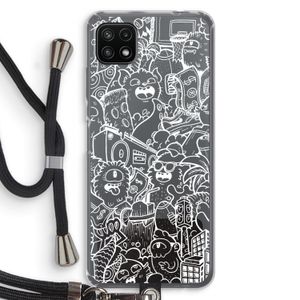 Vexx City #2: Samsung Galaxy A22 5G Transparant Hoesje met koord