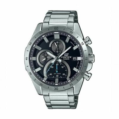 Casio EFR-571D-1AVUEF Zwart Zilverkleurig Heren horloge