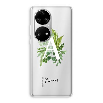 Green Brush: Huawei P50 Pro Transparant Hoesje