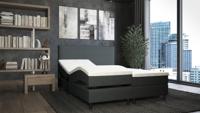 OP=OP Elektrische boxspring Basic 140 x 200 Antraciet- 2x Medium Pocketvering 300 veren m2 OP=OP Elektrische boxspring Basic 140 x 200 Antraciet- 2x Medium Pocketvering 300 veren m2