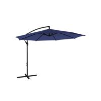 Ø 300 cm parasol met zwengel, marineblauw