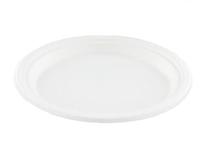 Conpax bord, uit suikerriet, 23 cm, wit, pak van 50 stuks
