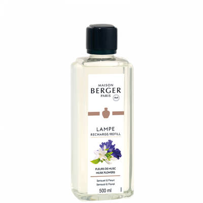 Maison Berger Navulling - voor geurbrander - Musk Flowers - 500 ml