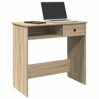 Bureau 80x40x75 cm bewerkt hout sonoma eikenkleurig Bureau 80x40x75 cm bewerkt hout sonoma eikenkleurig
