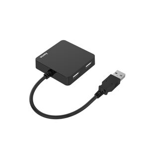 Hama 00200121 interface hub USB 2.0 480 Mbit/s Zwart