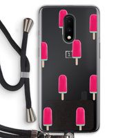 Waterijsje: OnePlus 7 Transparant Hoesje met koord