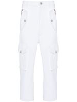 Balmain pantalon court à poches cargo - Blanc