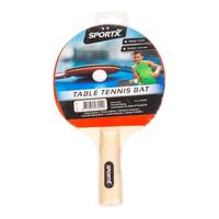 SportX 2 sterren tafeltennisbat hout/rubber
