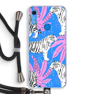 Tijger: Huawei Y6s Transparant Hoesje met koord