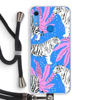 Tijger: Huawei Y6s Transparant Hoesje met koord