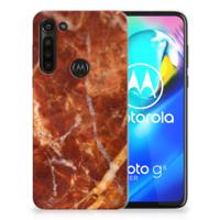 Motorola Moto G8 Power | TPU | Siliconen hoesje | Marmer Bruin