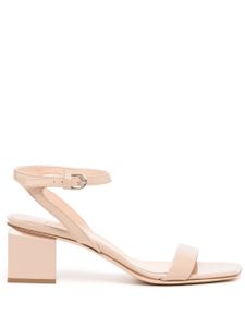 AGL Angie 60mm leather sandals - Tons neutres