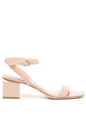 AGL sandales Angie 60 mm en cuir - Tons neutres