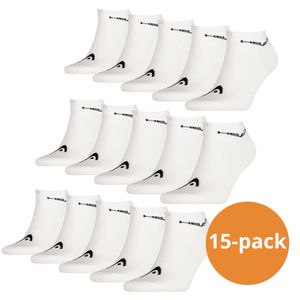 Head Sneaker sokken 15-pack Wit-43/46